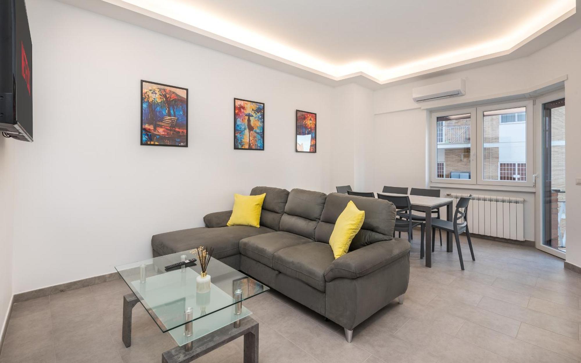 Appartamento Ponte Milvio, Flat Moderno Con Ac, Wi-fi, Netflix